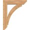 Ekena Millwork Thorton Slat Smooth Bracket w/ Offset Brace, Western Red Cedar, 7 1/2"W x 32"D x 40"H BKT0806X32X40THR06SWR - alternate 3